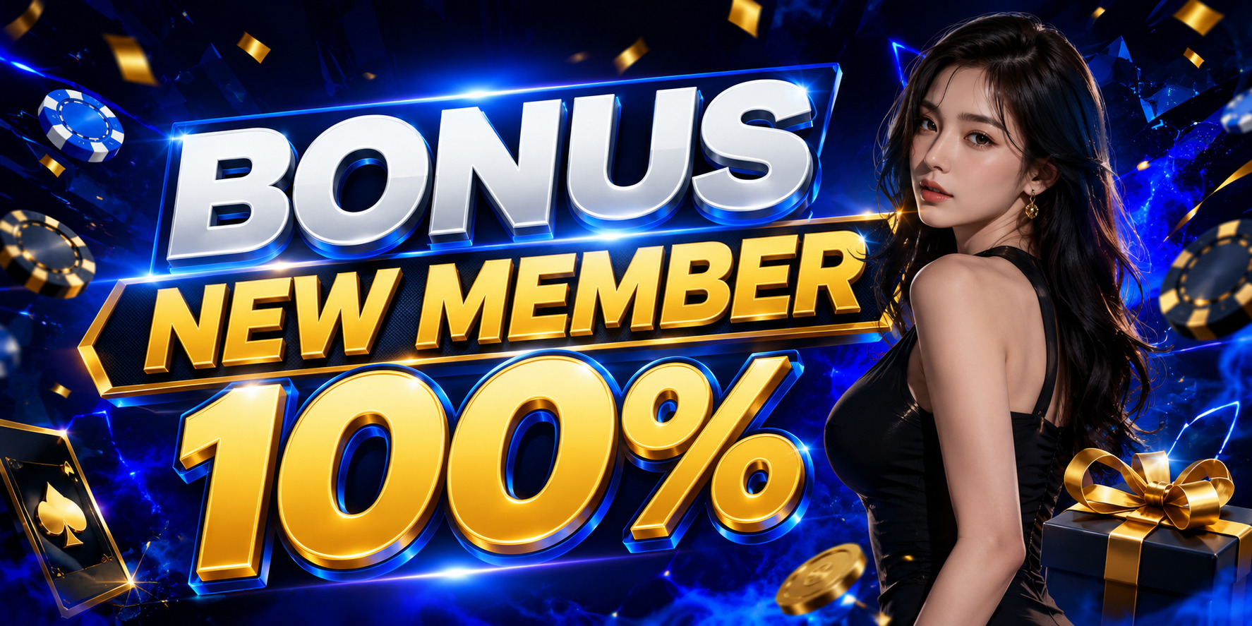 BONUS NEW MEMBER 100%